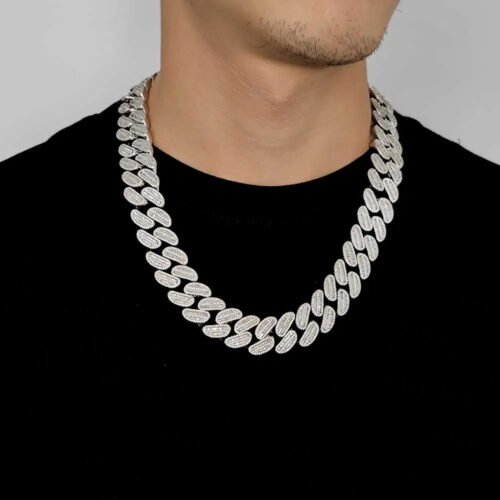 Migos 20mm Baguette Chunky Choker Necklace