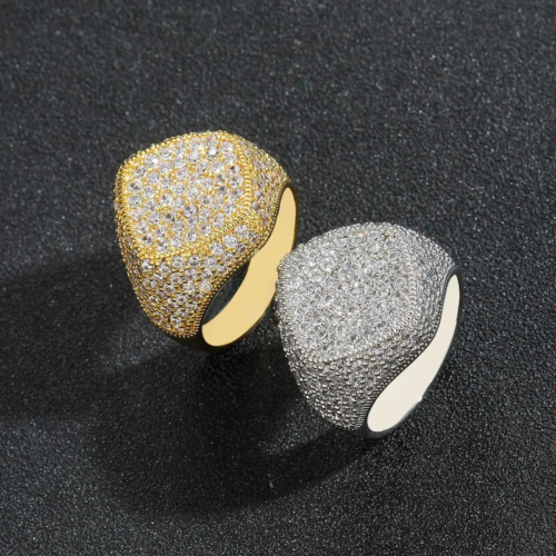 18K Gold Plated Hip Hop Ring