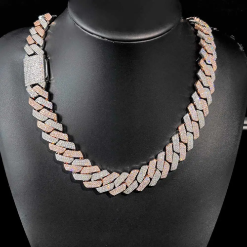 20mm Two-Tones Cuban Link Chain
