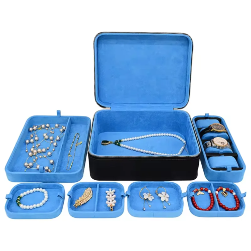 FLYSOUTH New Leather Travel Jewelry Case Limited Edition